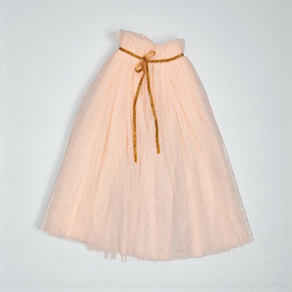 Luciole et Petit Pois Girls Cape Soft Pink with Gold Polka Dots by Luciole et Petit Pois