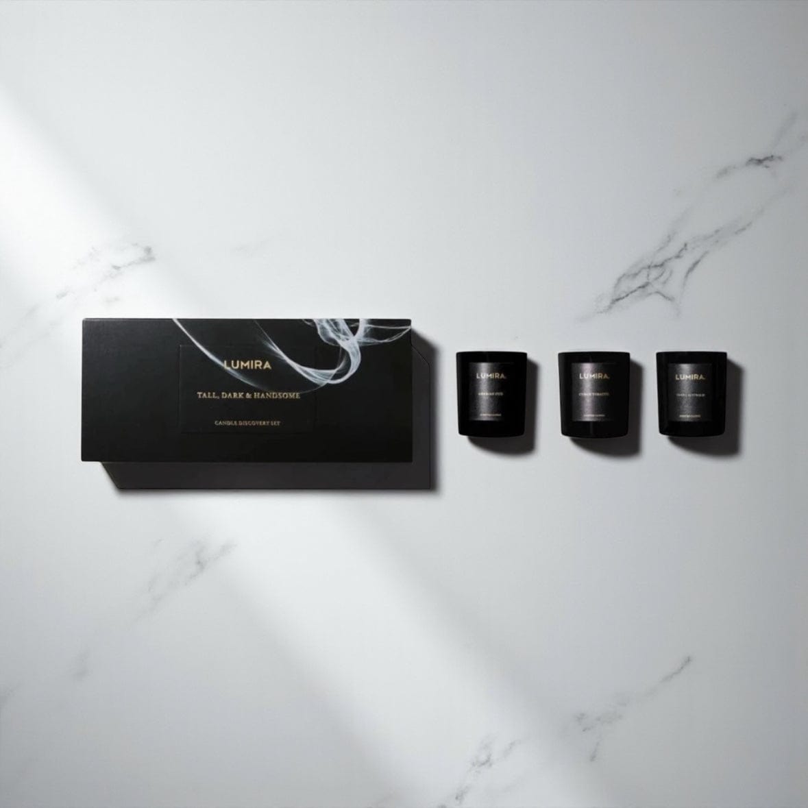 LUMIRA Tall Dark and Handsome Discovery Candle Set by Lumira