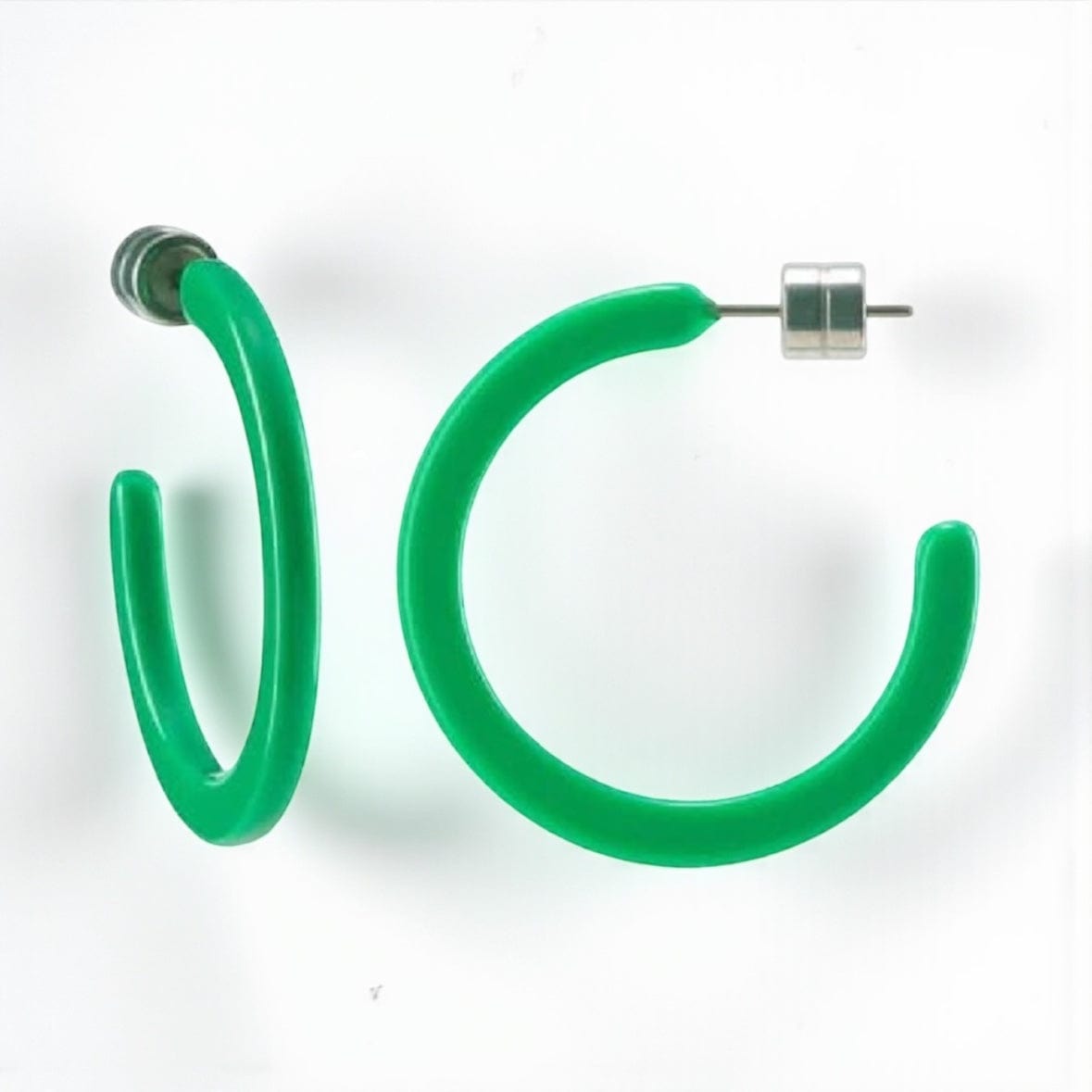 MACHETE Mini Hoop Earrings - Blue + Green by Machete