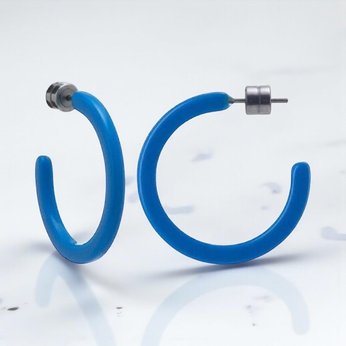 MACHETE Mini Hoop Earrings - Blue + Green by Machete