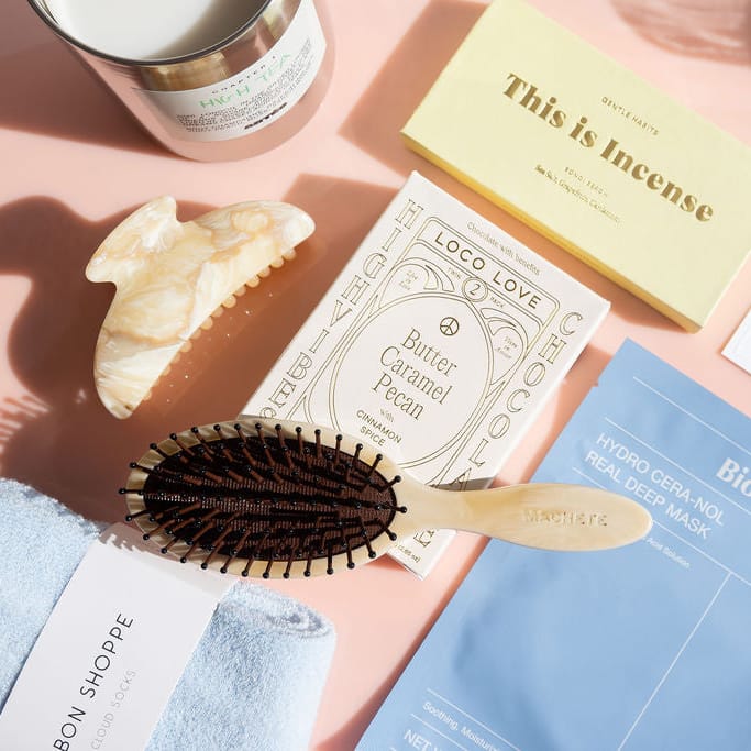 MACHETE Petite Travel Detangling Hair Brush - Italian Acetate by Machete