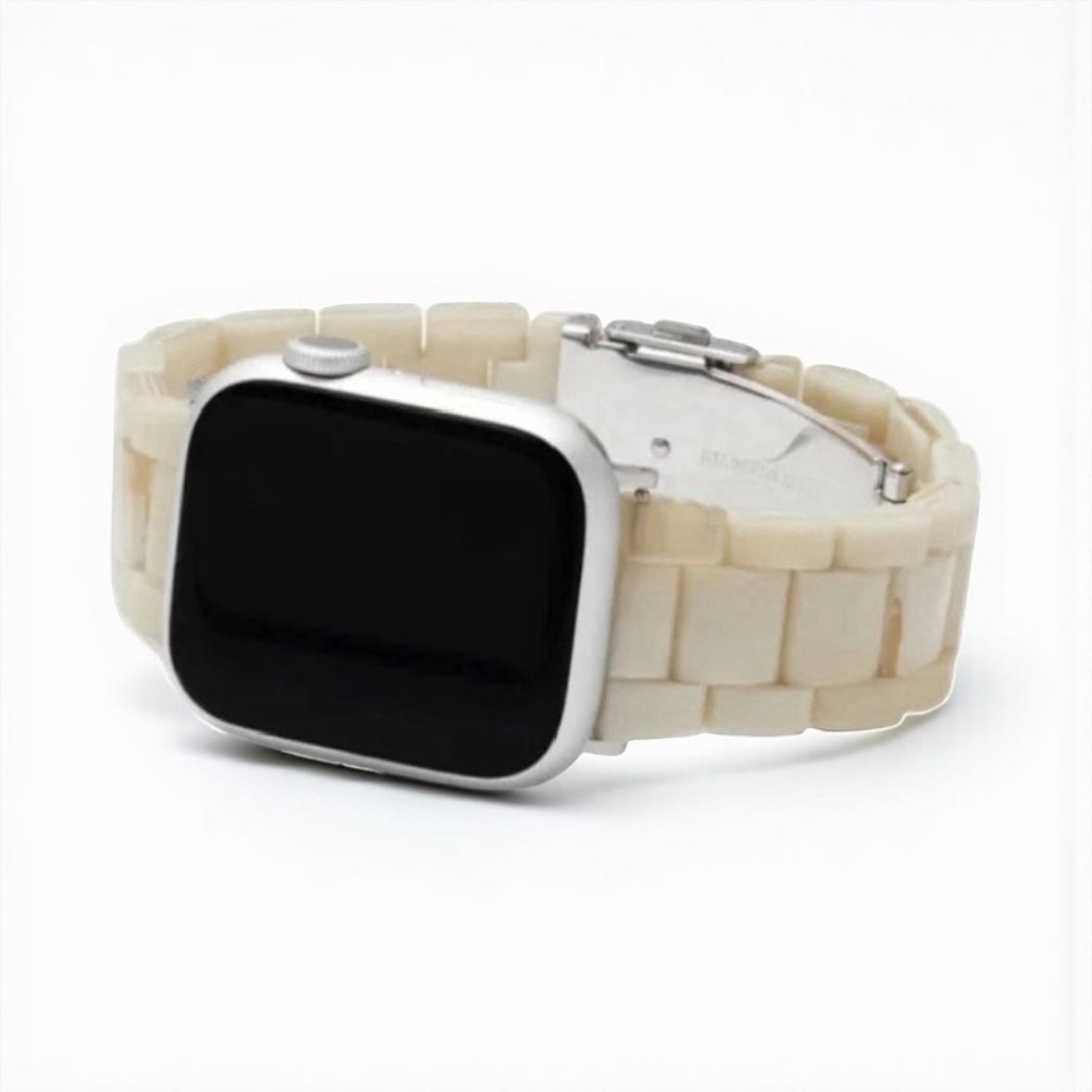 MACHETE Universal Fit Apple Watch Band Set in Assorted Colours Alabaster With Silver Hardware by Machete