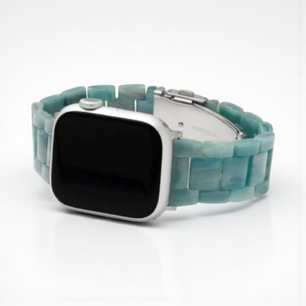 MACHETE Universal Fit Apple Watch Band Set in Assorted Colours Jadeite with Silver Hardwear by Machete