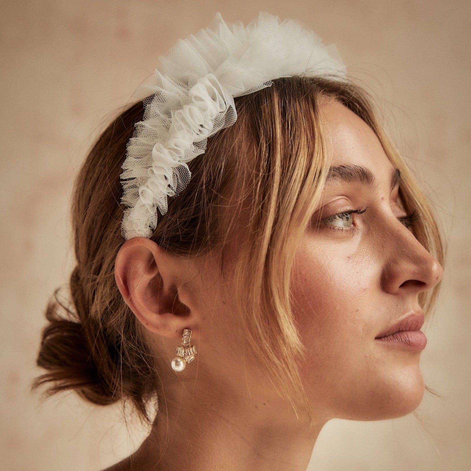 Maggie Tulle Crown by Dove Grey Accessories