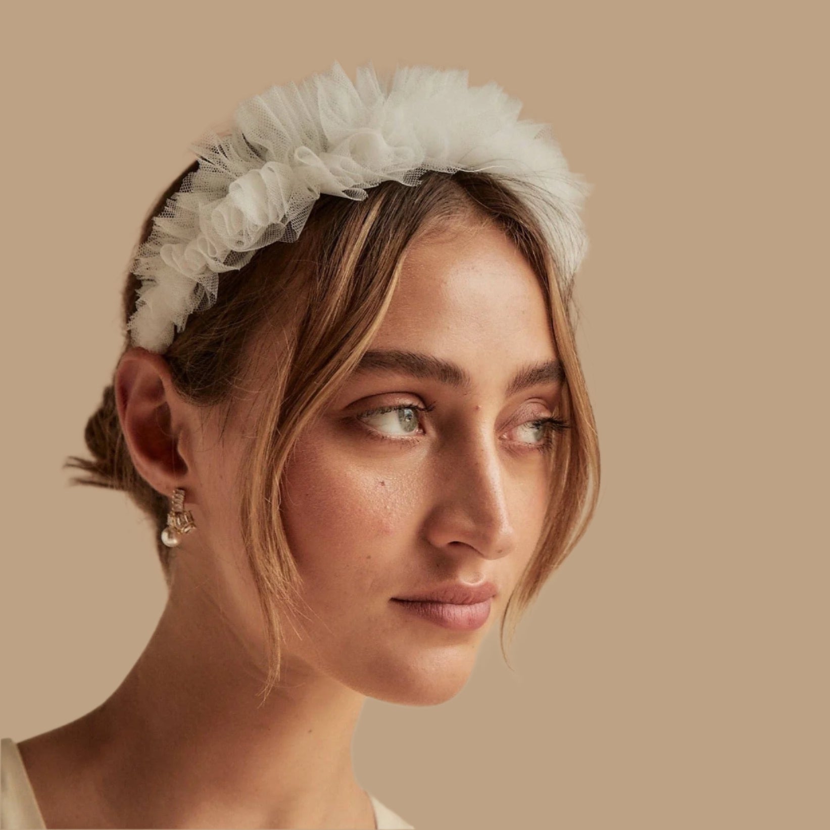 Maggie Tulle Crown by Dove Grey Accessories