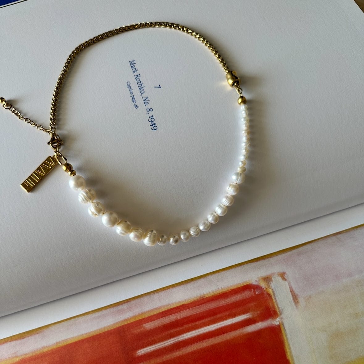 MATHE Sorrento Freshwater Pearl Necklace by Mathe Jewellery