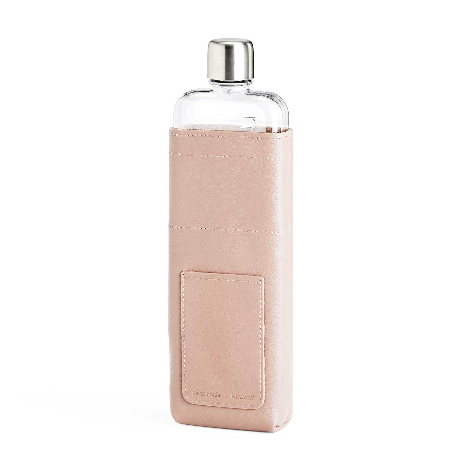 memobottle leather sleeve Slim Nude by Memobottle