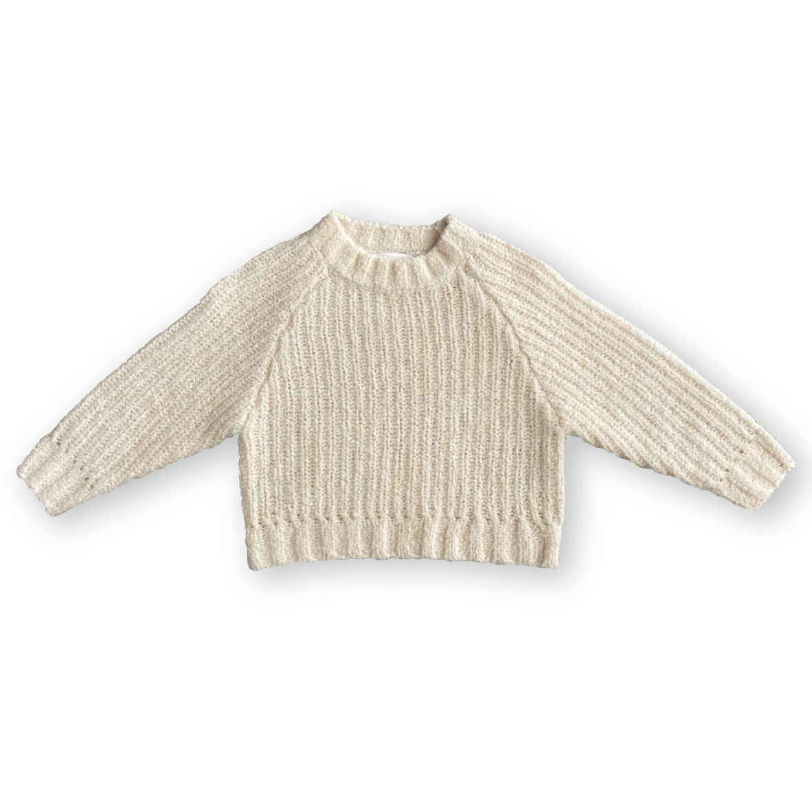 Merino Wool Pull Over in Milk by Claya
