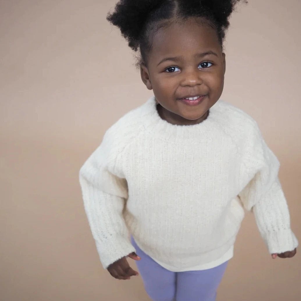 Merino Wool Pull Over in Milk by Claya