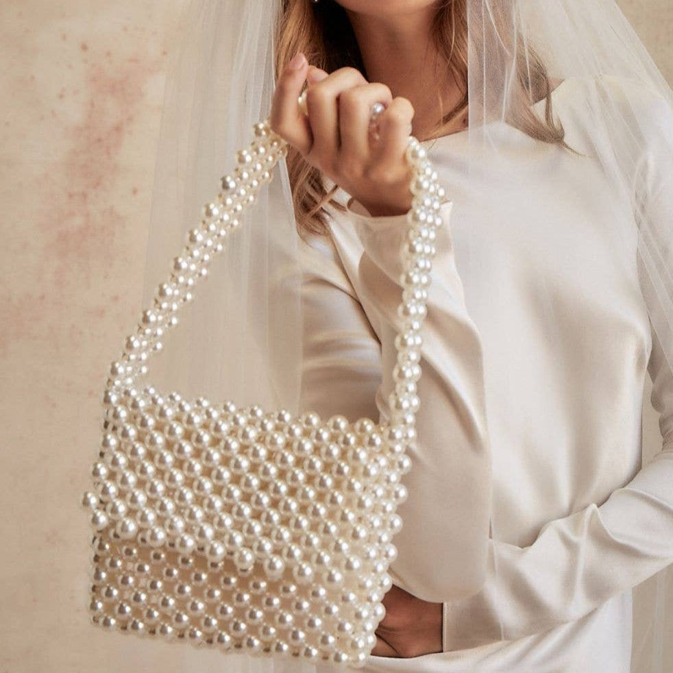 Mia Pearl Handbag by Dove Grey Accessories