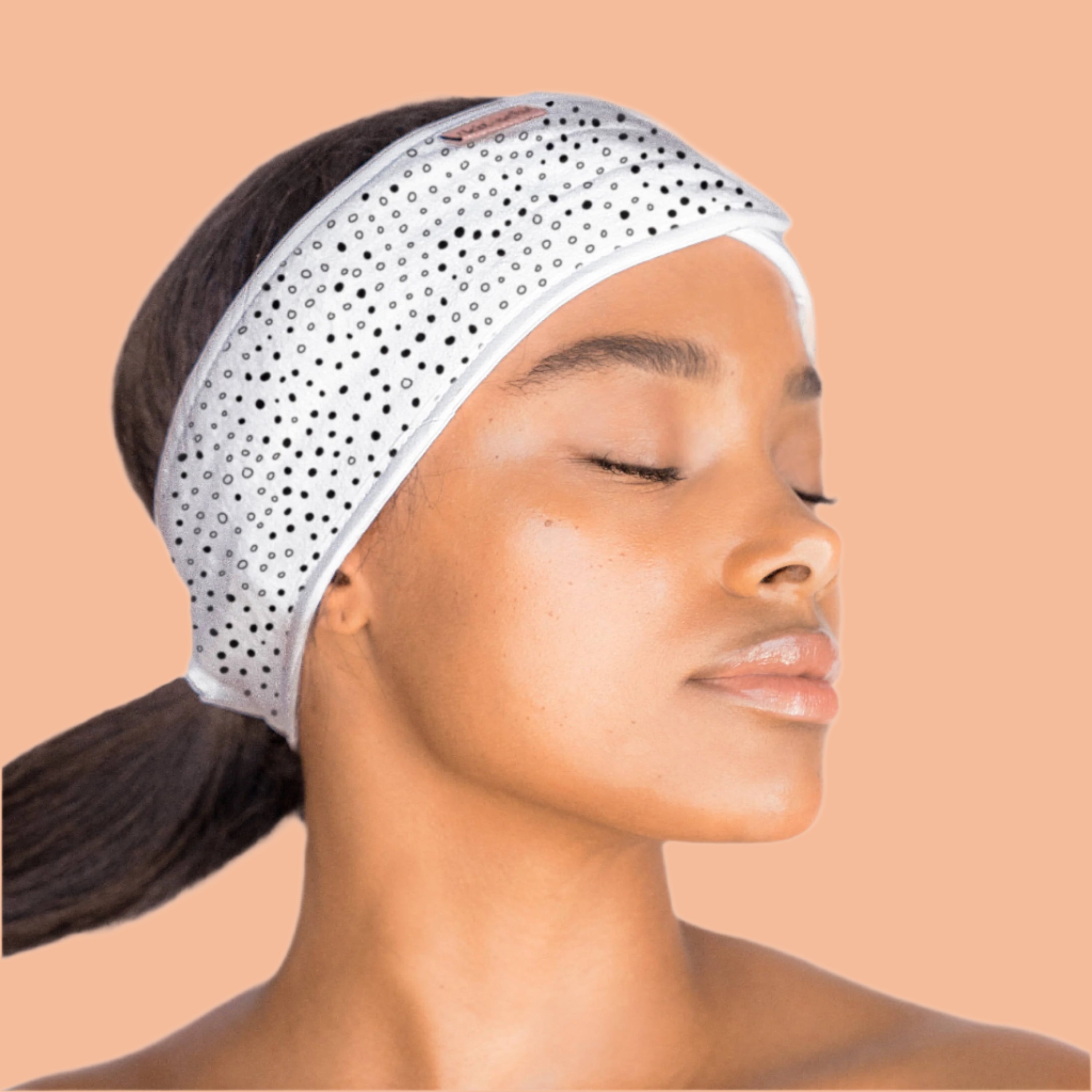 Microfiber Spa Headband - Micro Dot by KITSCH