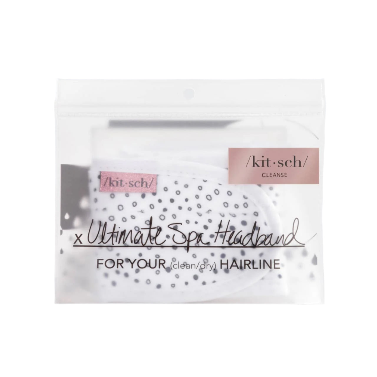Microfiber Spa Headband - Micro Dot by KITSCH