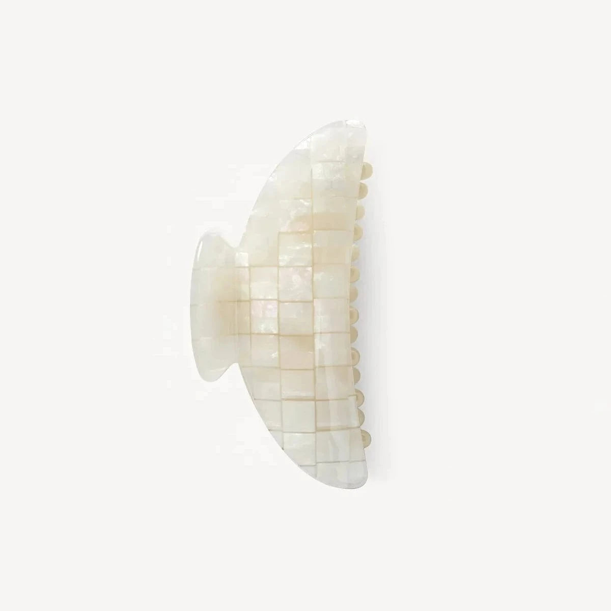 Midi Hair Claw - Assorted Colours Opalite Shell Checker by Machete