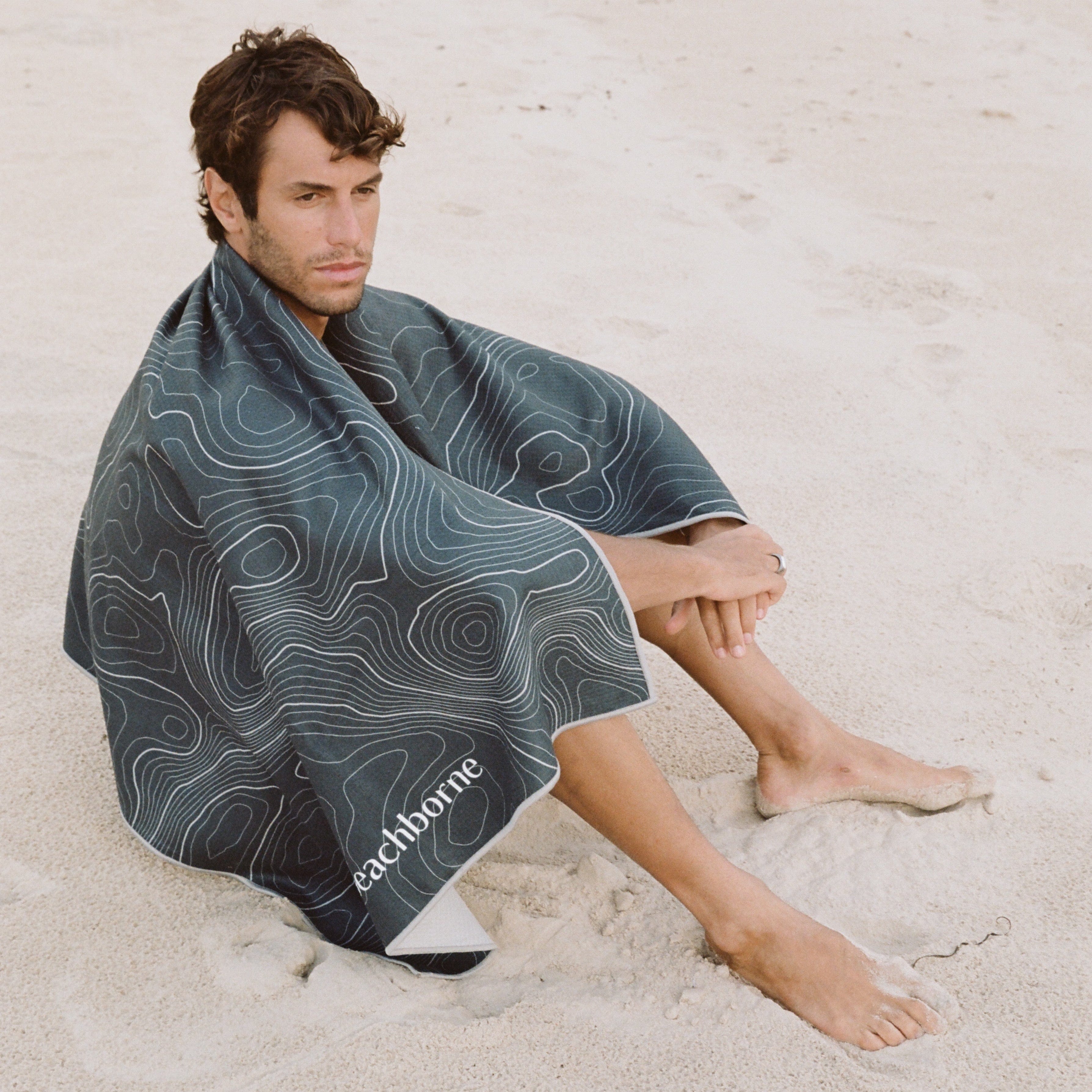 Midnight Vantage Sand Free Towel by Beachborne