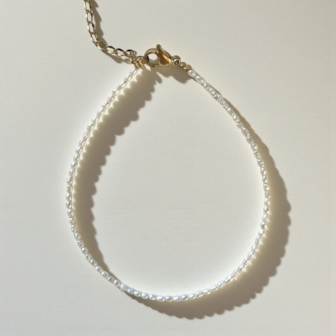 Milos Natural Greek Pearl Anklet by Tria