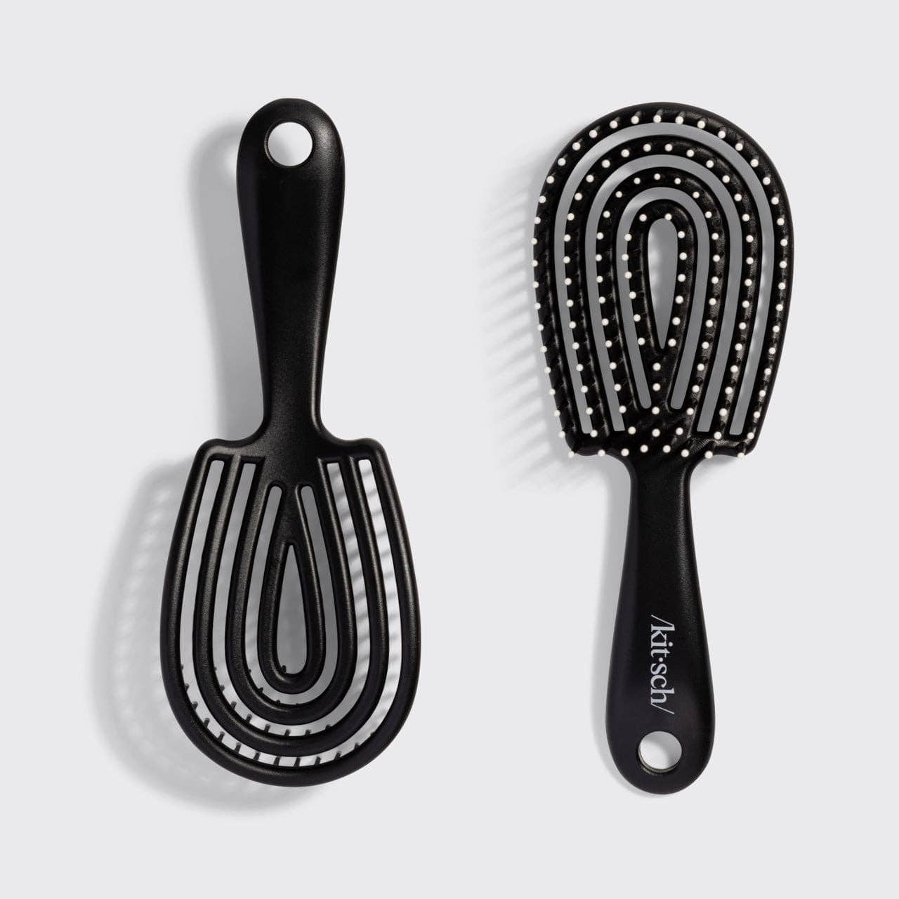 Mini Black Detangling Flexi Brush by KITSCH