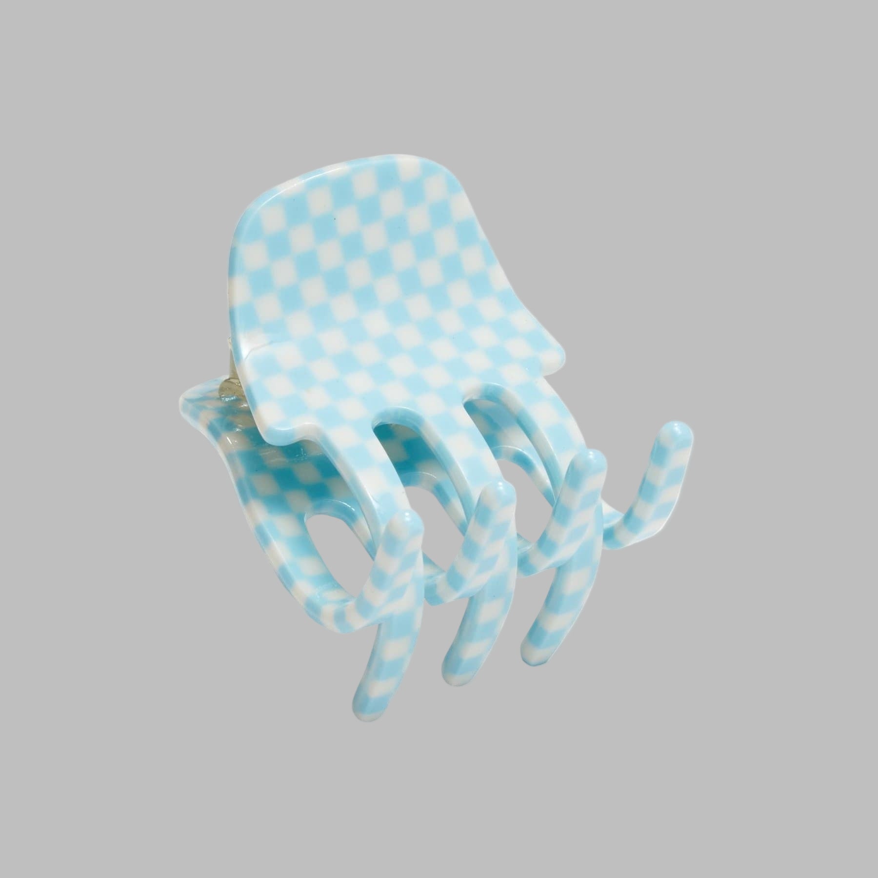 mini claw. Blue Checker by Machete