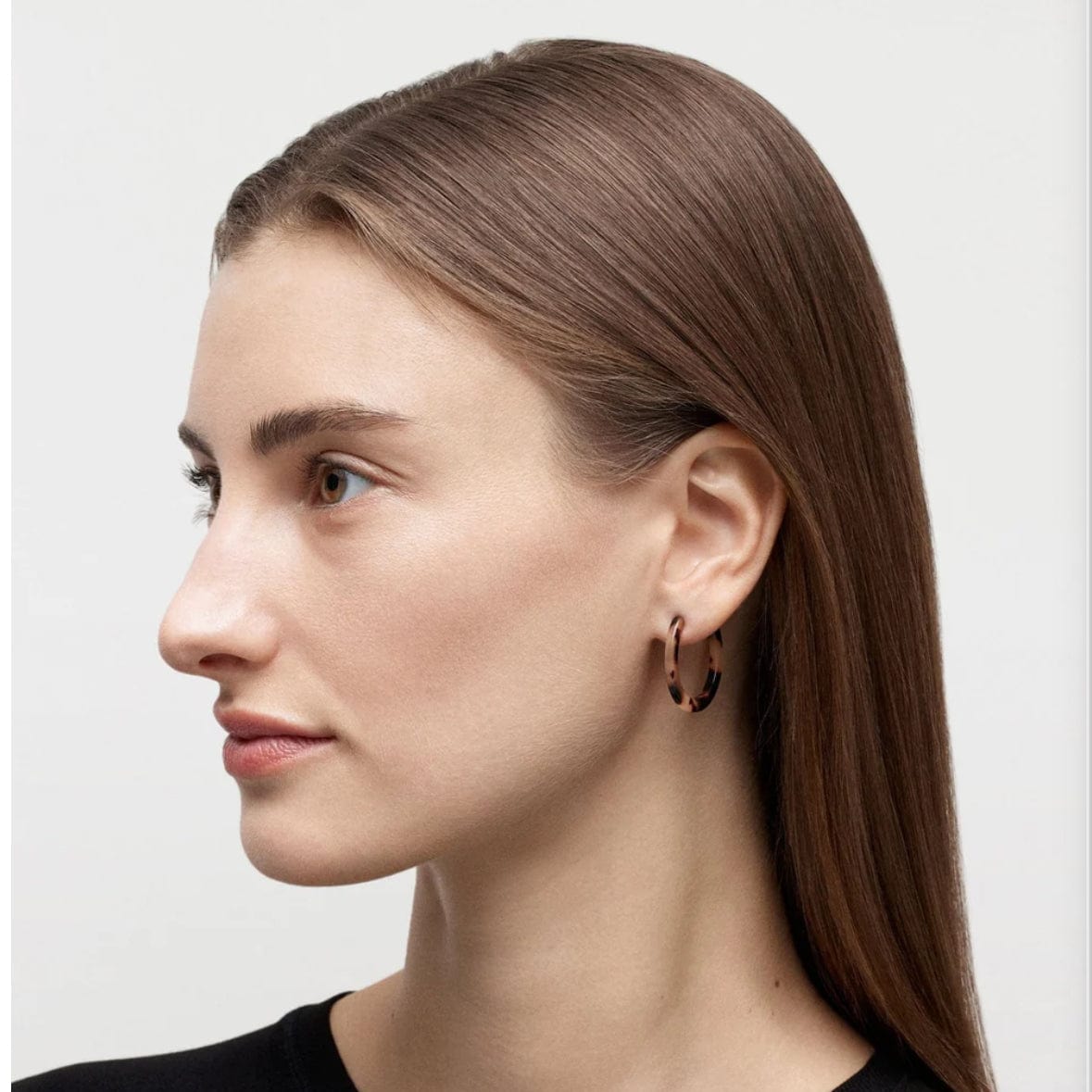 Mini Hoop Earrings - Blue + Green by Machete