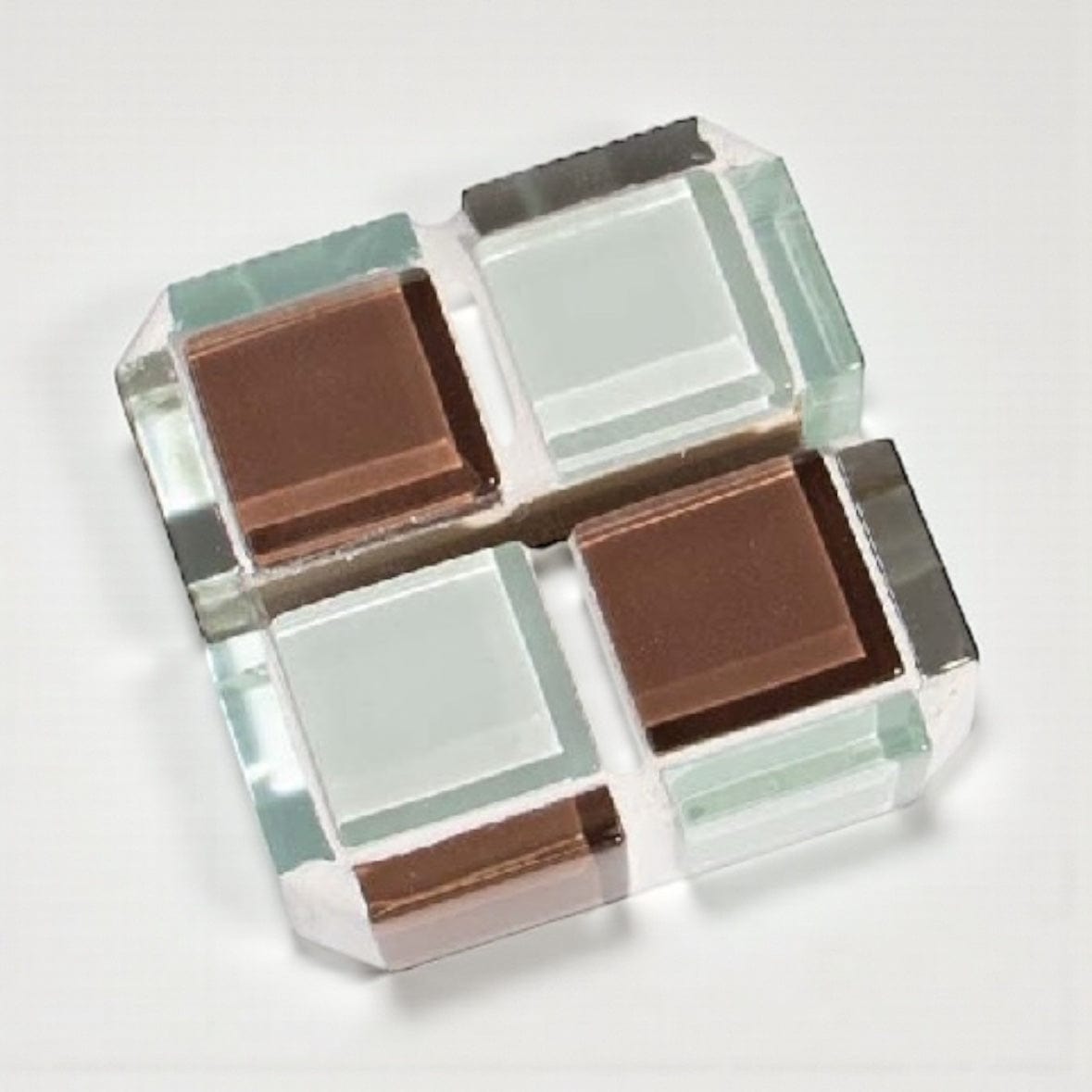 Mini Tile Picture Stand - Classic Milk Chocolate by Subtle Art Studios