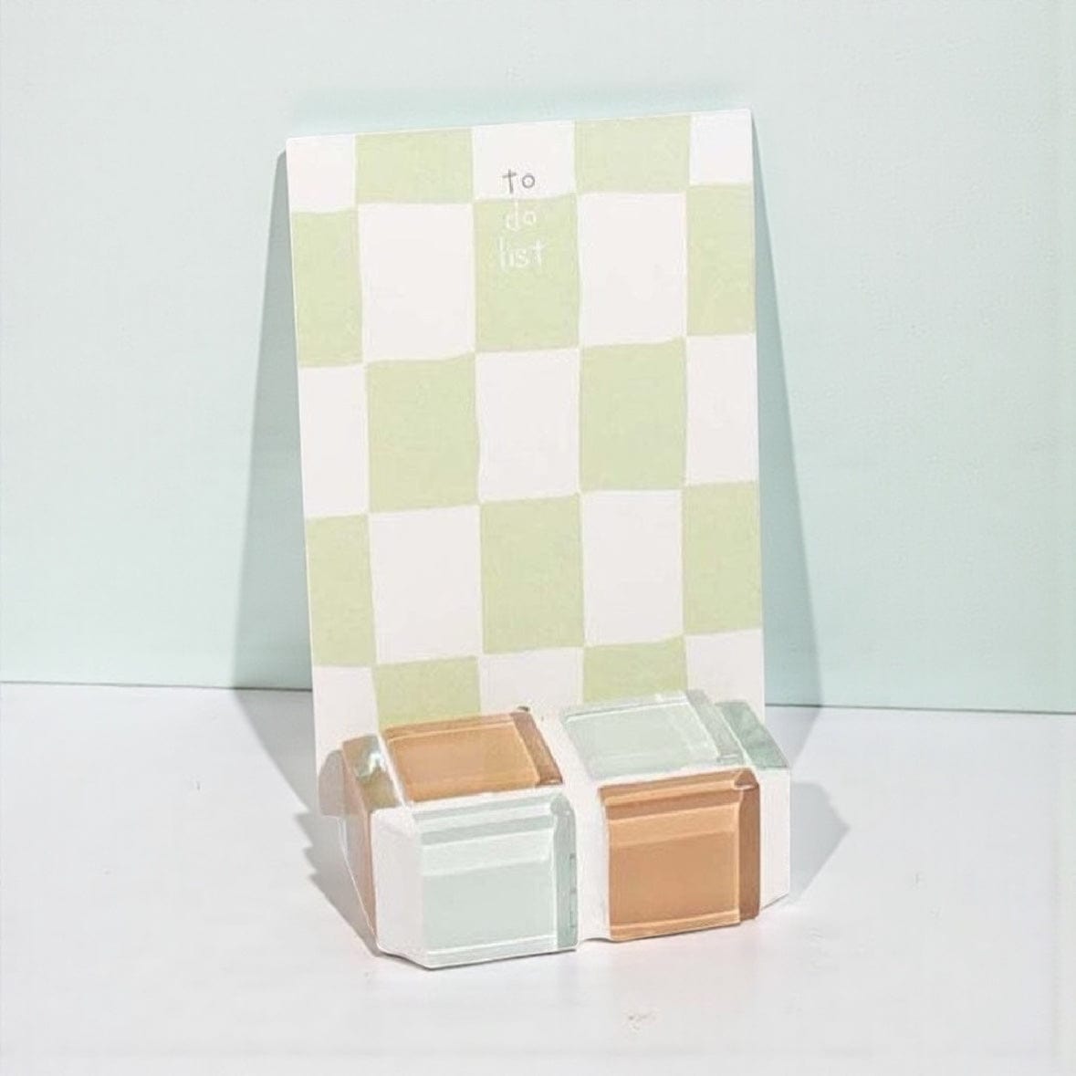 Mini Tile Picture Stand - Hazelnut Milk Chocolate by Subtle Art Studios