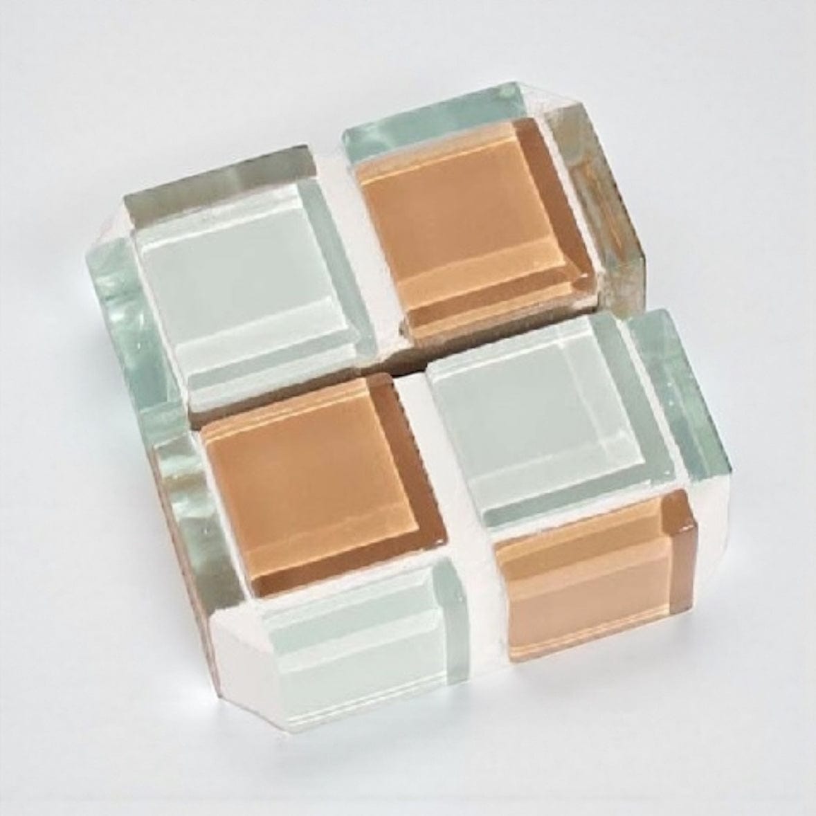 Mini Tile Picture Stand - Hazelnut Milk Chocolate by Subtle Art Studios