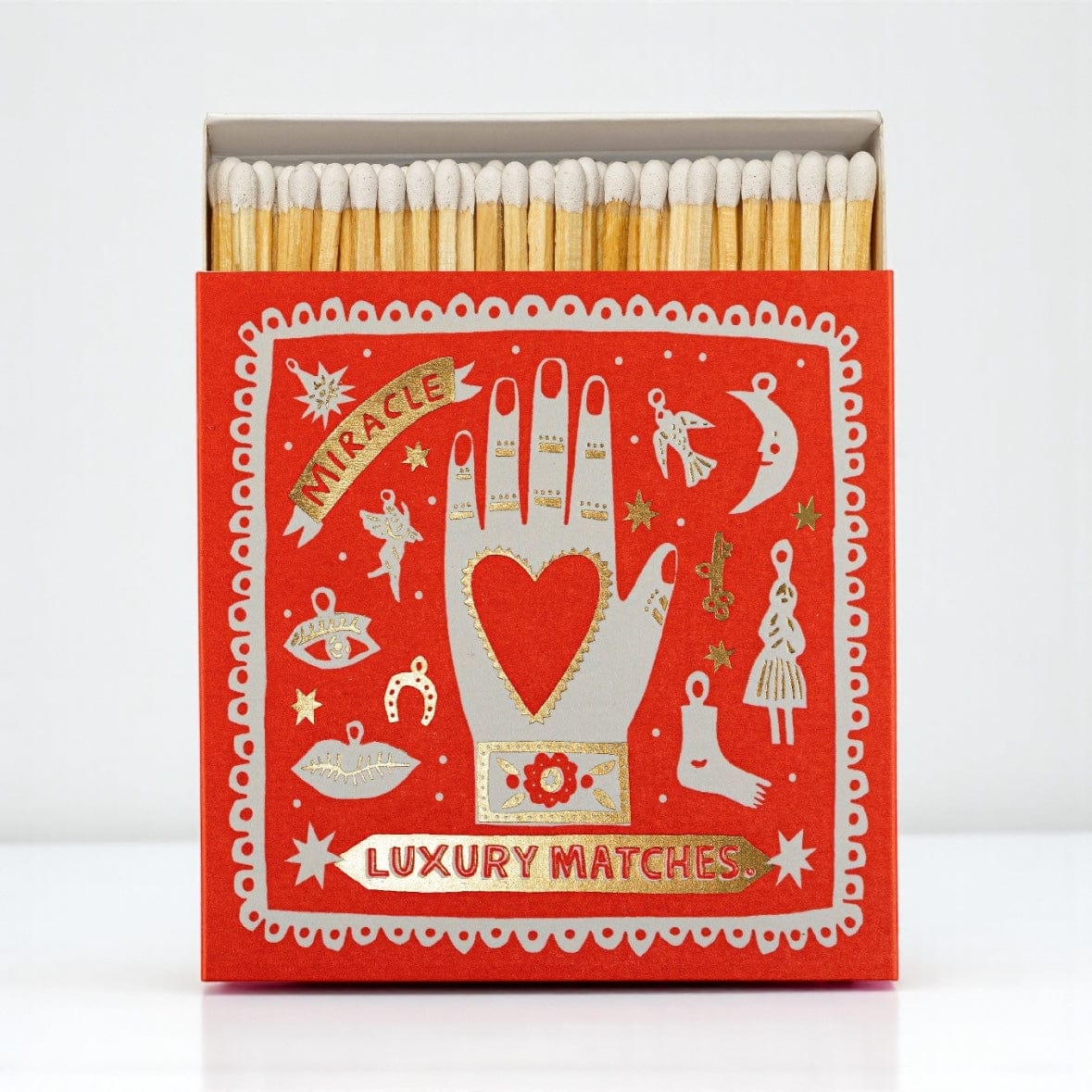 Miracle Luxury Matches Square Matchbox by Archivist Gallery