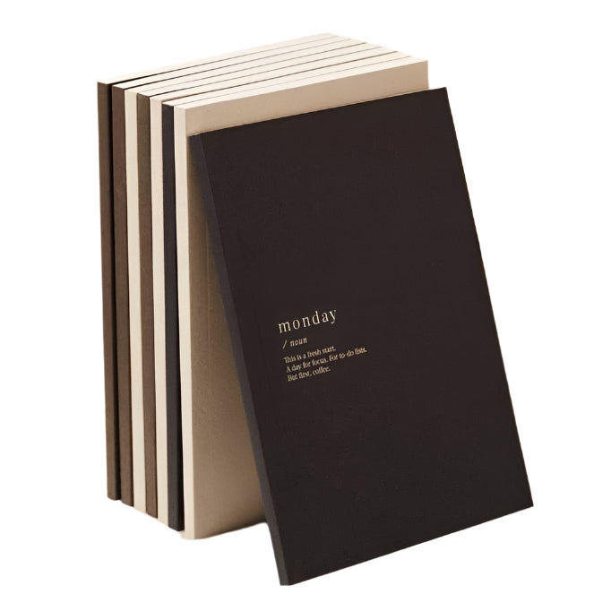 monday notebook Black by An organised life