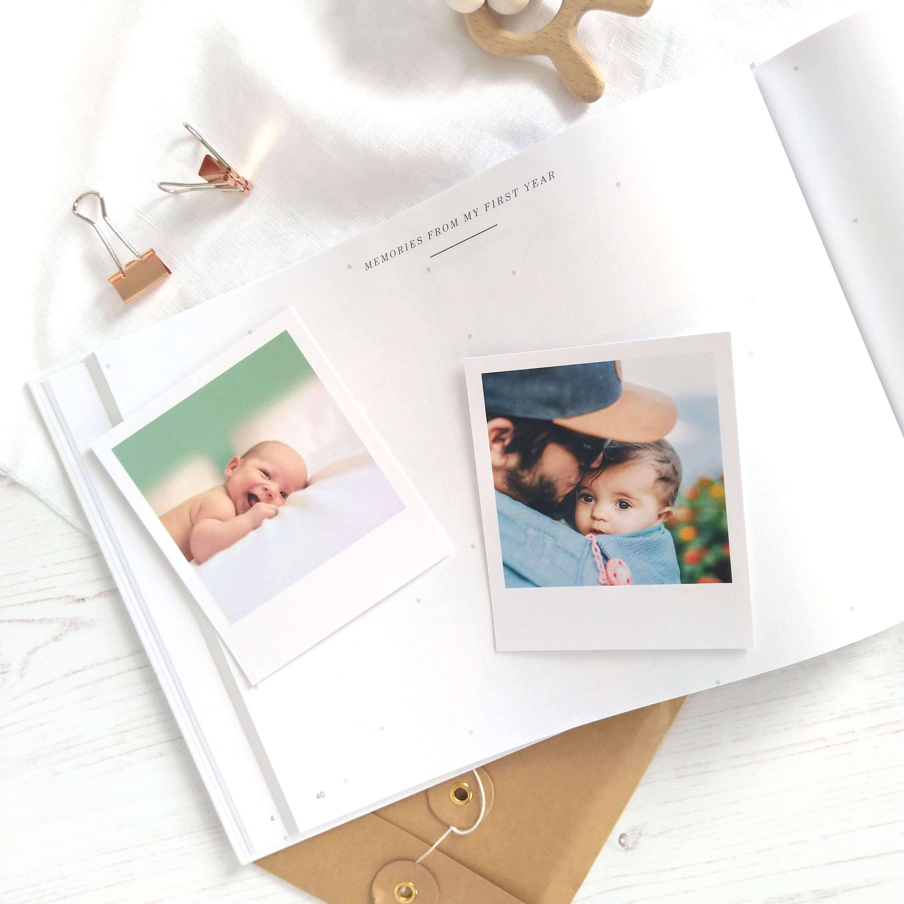 My Baby Journal (Ivory) newborn keepsake memory book gift by Blush And Gold