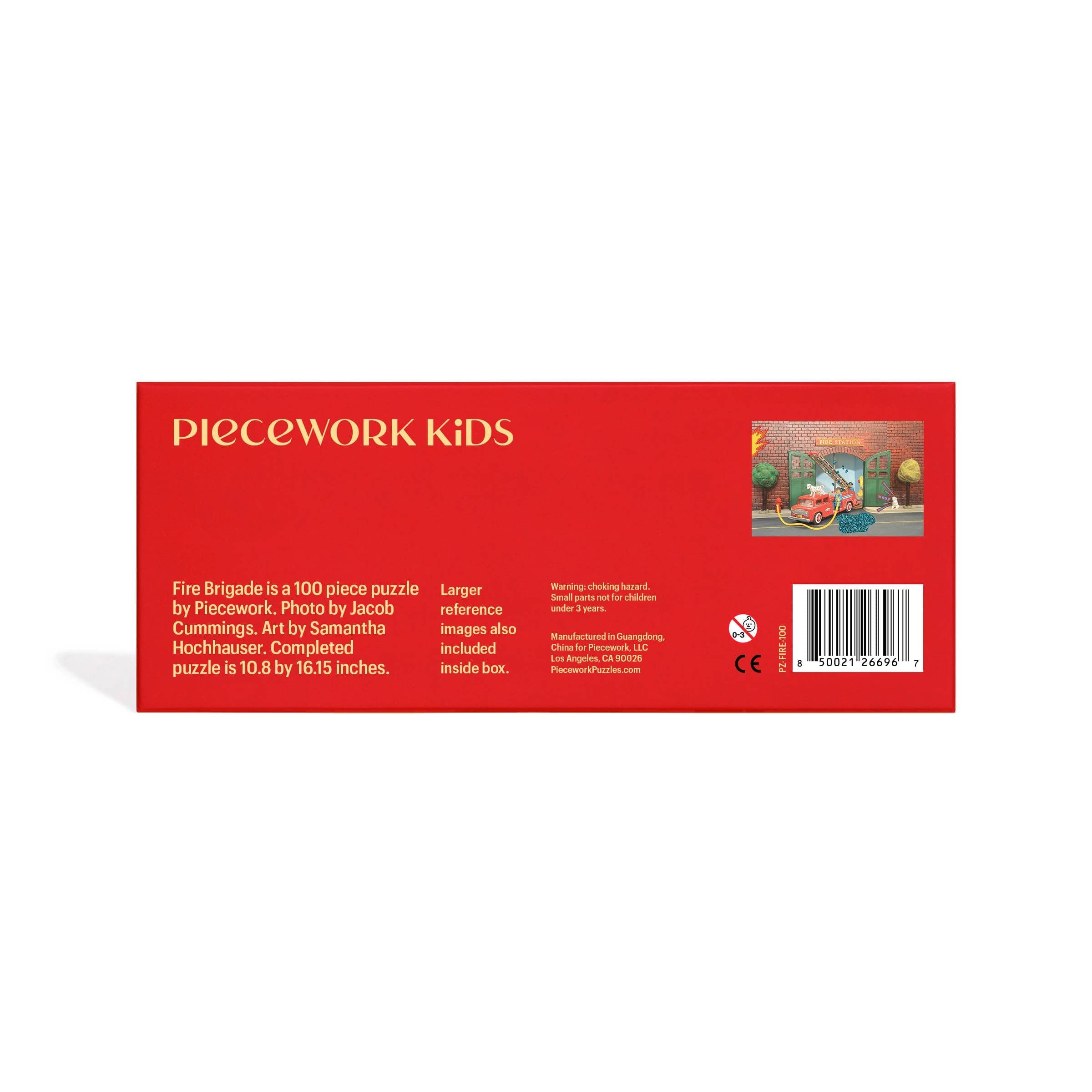 ✨NEW✨ Fire Brigade - 100 Piece Puzzle by Piecework Puzzles