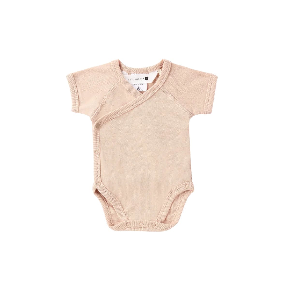 organic kimono bodysuit in 4 colours Husk by Susukoshi