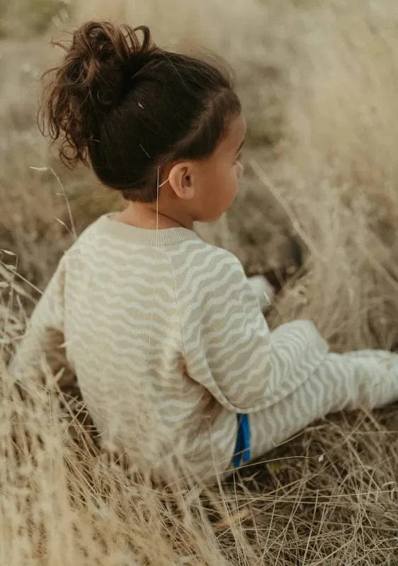 Organic Raglan Baby Pullover - River by Grown Clothing