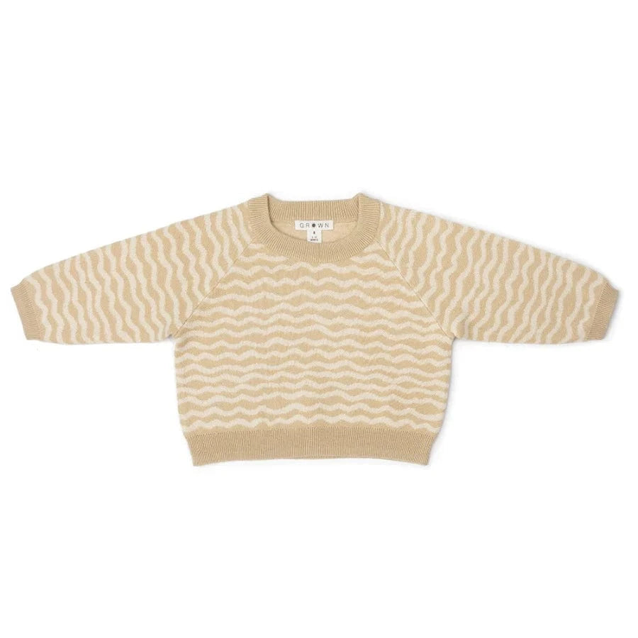 Organic Raglan Baby Pullover - River by Grown Clothing