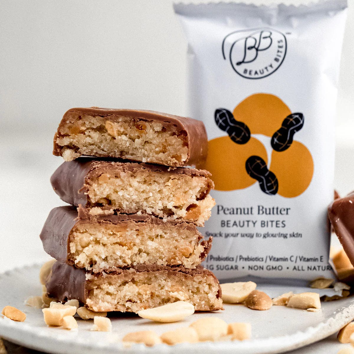 Peanut Butter Beauty Bites by Krumbled Foods