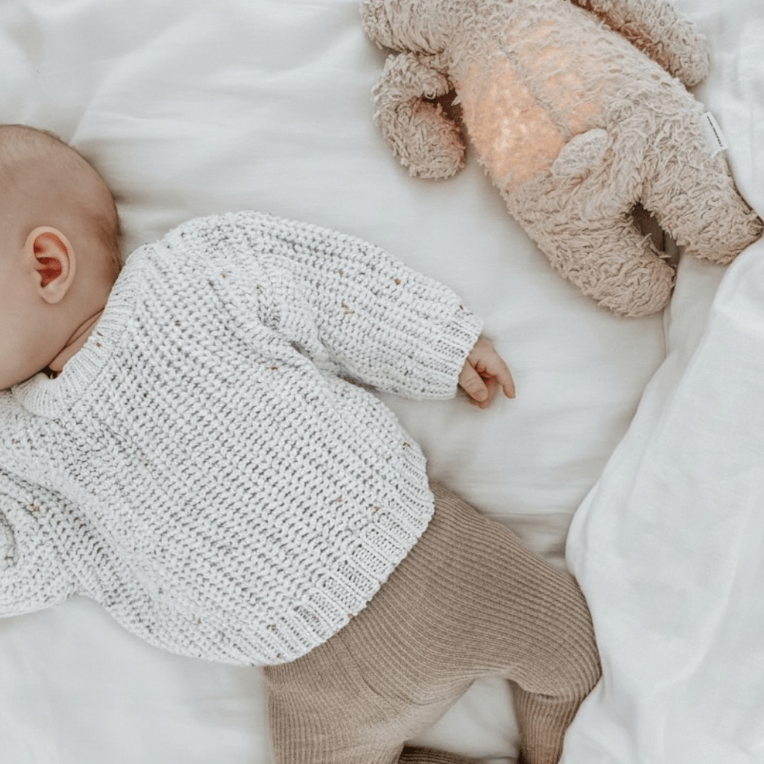 Petite and Co Chunky Knit Jumper - Confetti 0-3 months by Petite and Co