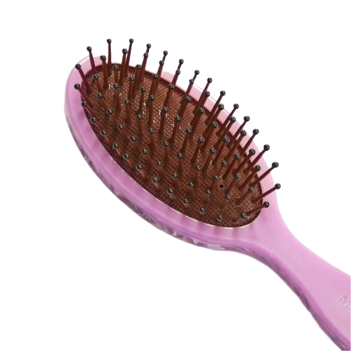 Petite Travel Detangling Hair Brush in Orchid + Alabaster + Malachite Orchid by Machete