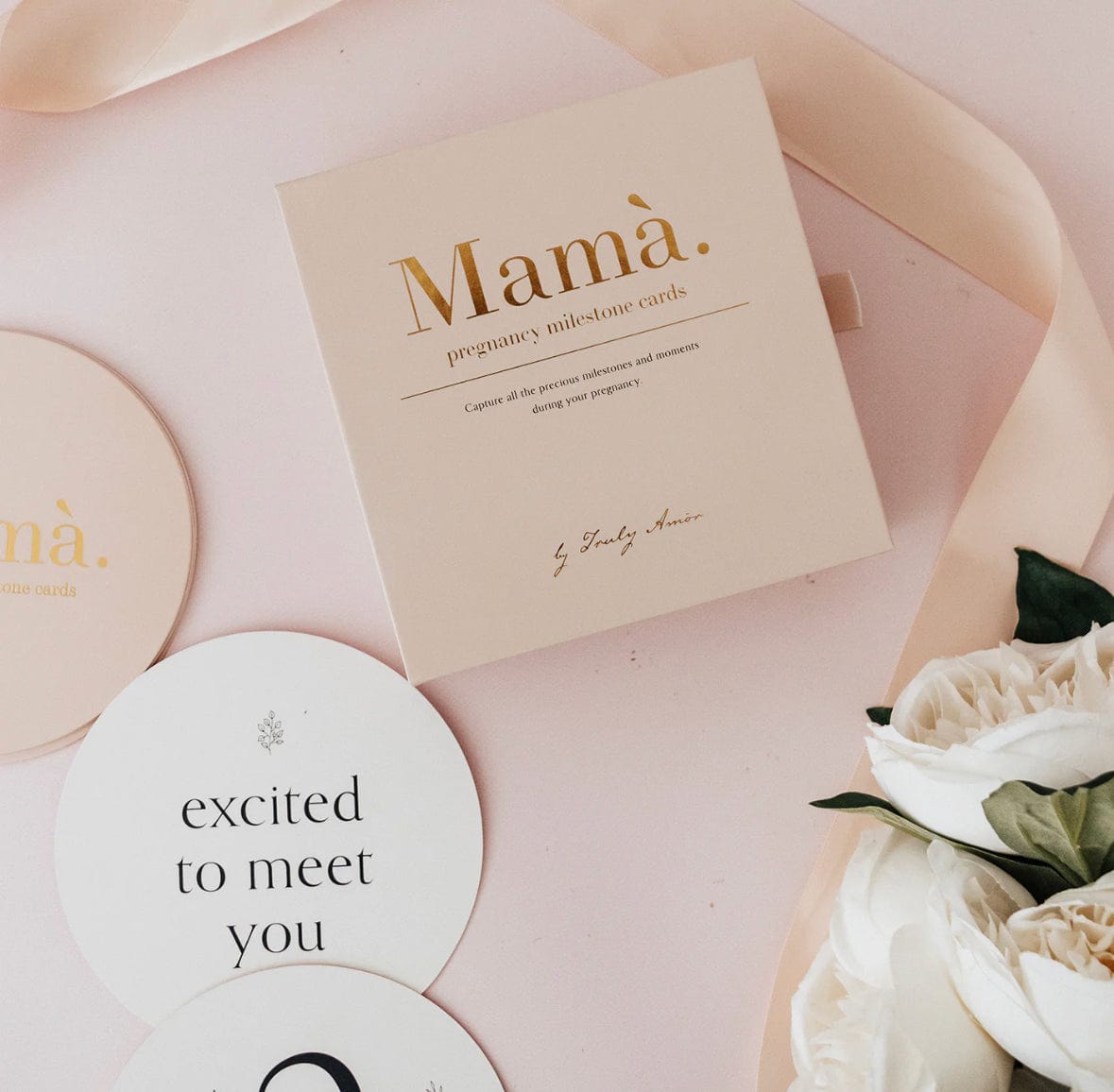 Pregnancy Milestone Cards by Truly Amor