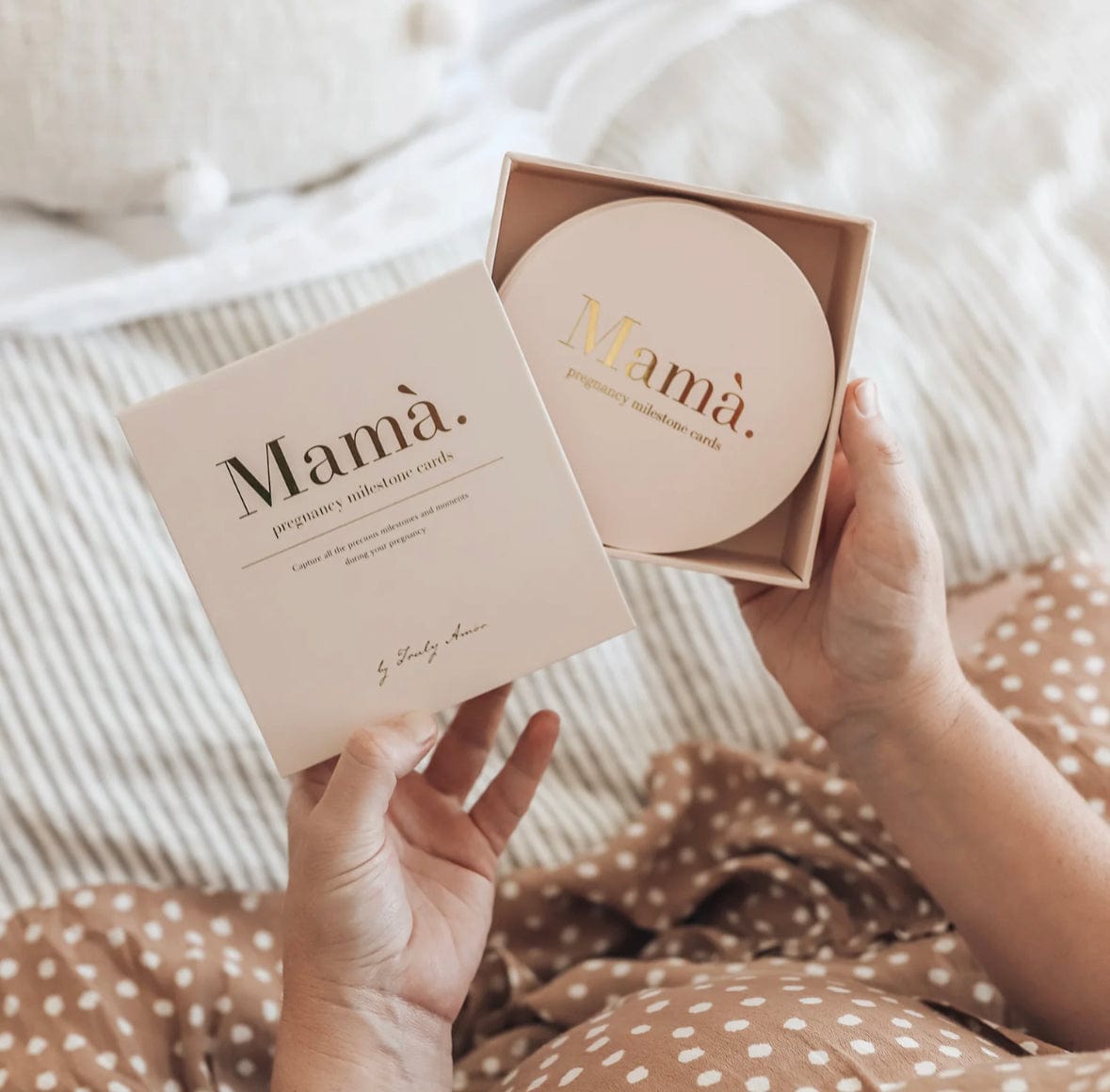 Pregnancy Milestone Cards by Truly Amor