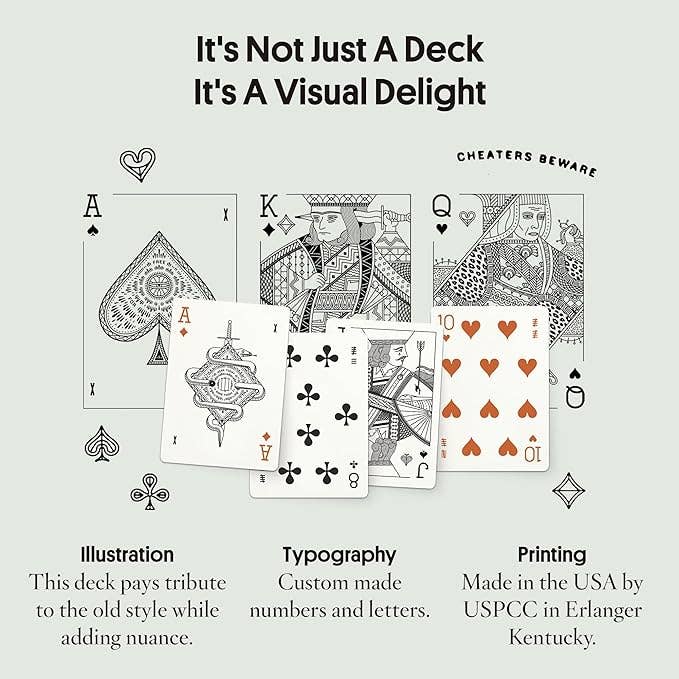Premium Cacti Playing Cards by Misc Goods Co.