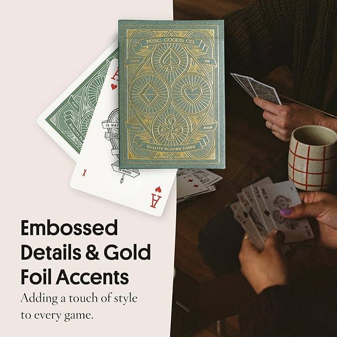 Premium Cacti Playing Cards by Misc Goods Co.