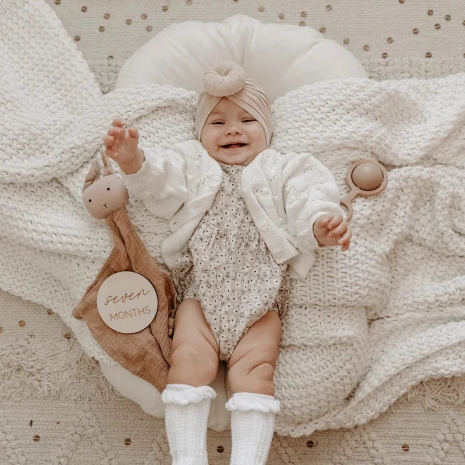 Rattle Baby Toy + Teether in Four Colours by Little Chew