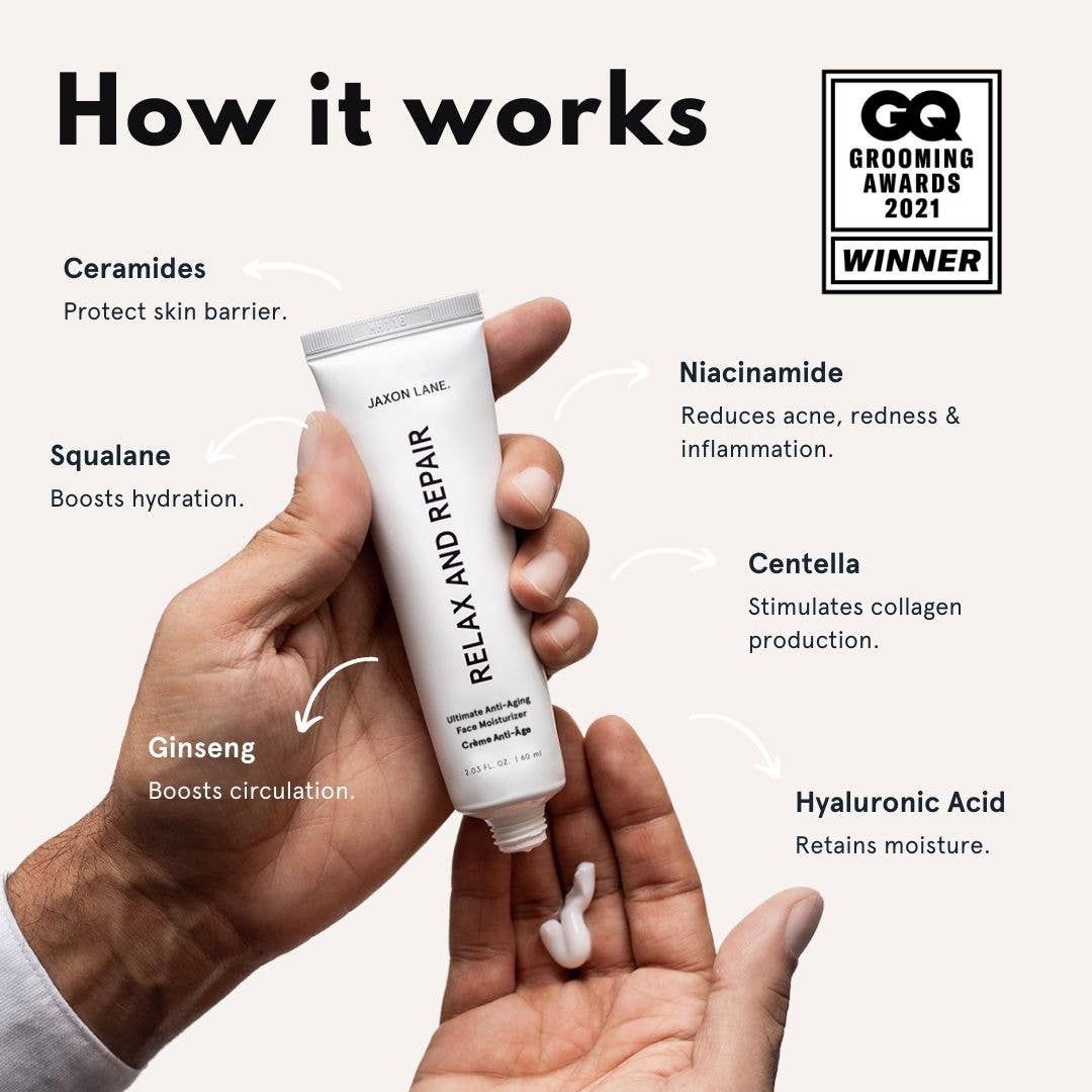 RELAX AND REPAIR - Ultimate Anti-Aging Face Moisturizer by JAXON LANE