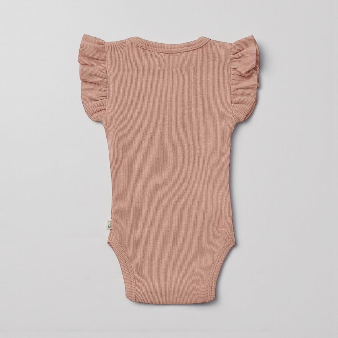 Rose Short Sleeve Organic Bodysuit by Snuggle Hunny