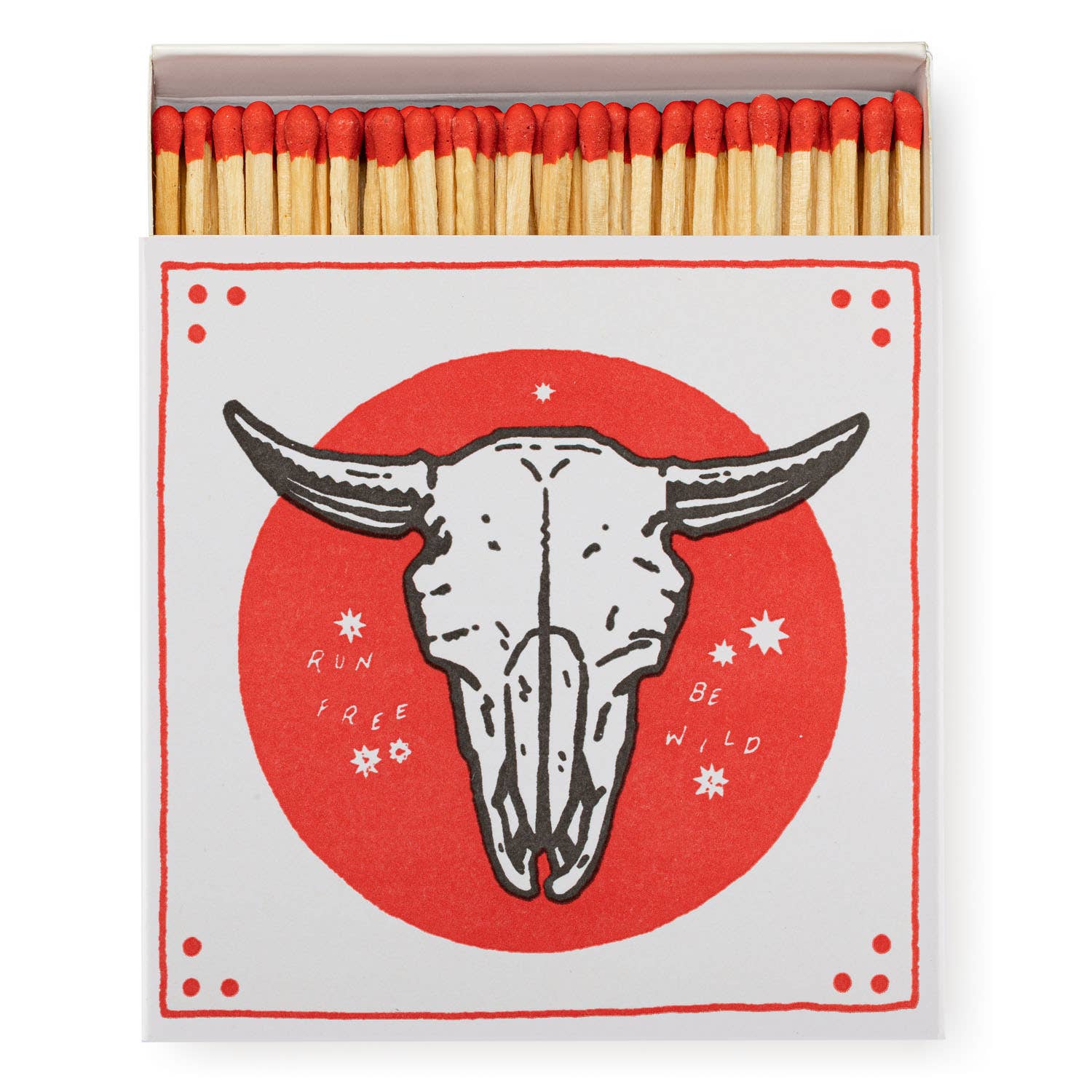 Saint No skull Square Matchbox by Archivist Gallery