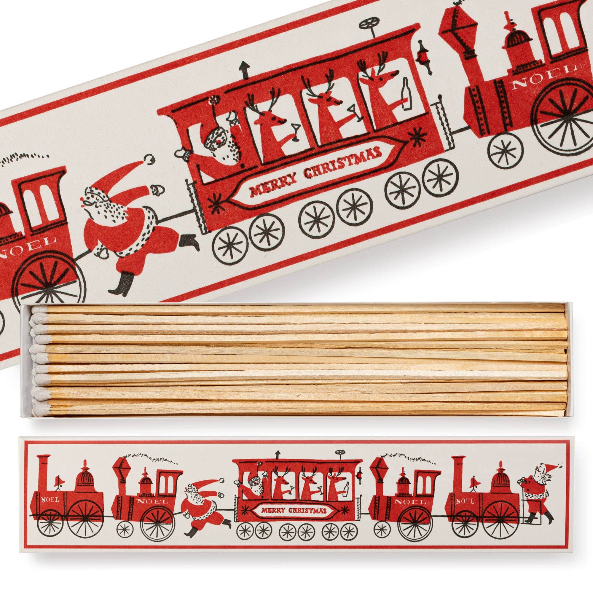 Santa Trains Long Matchbox by Archivist Gallery