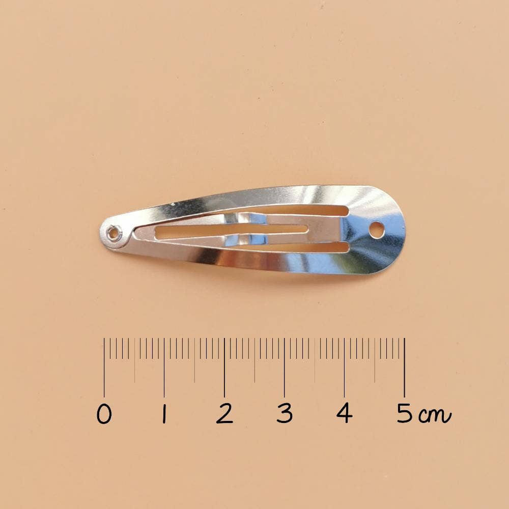 Seashell hair clip - White glitter by Luciole et Petit Pois