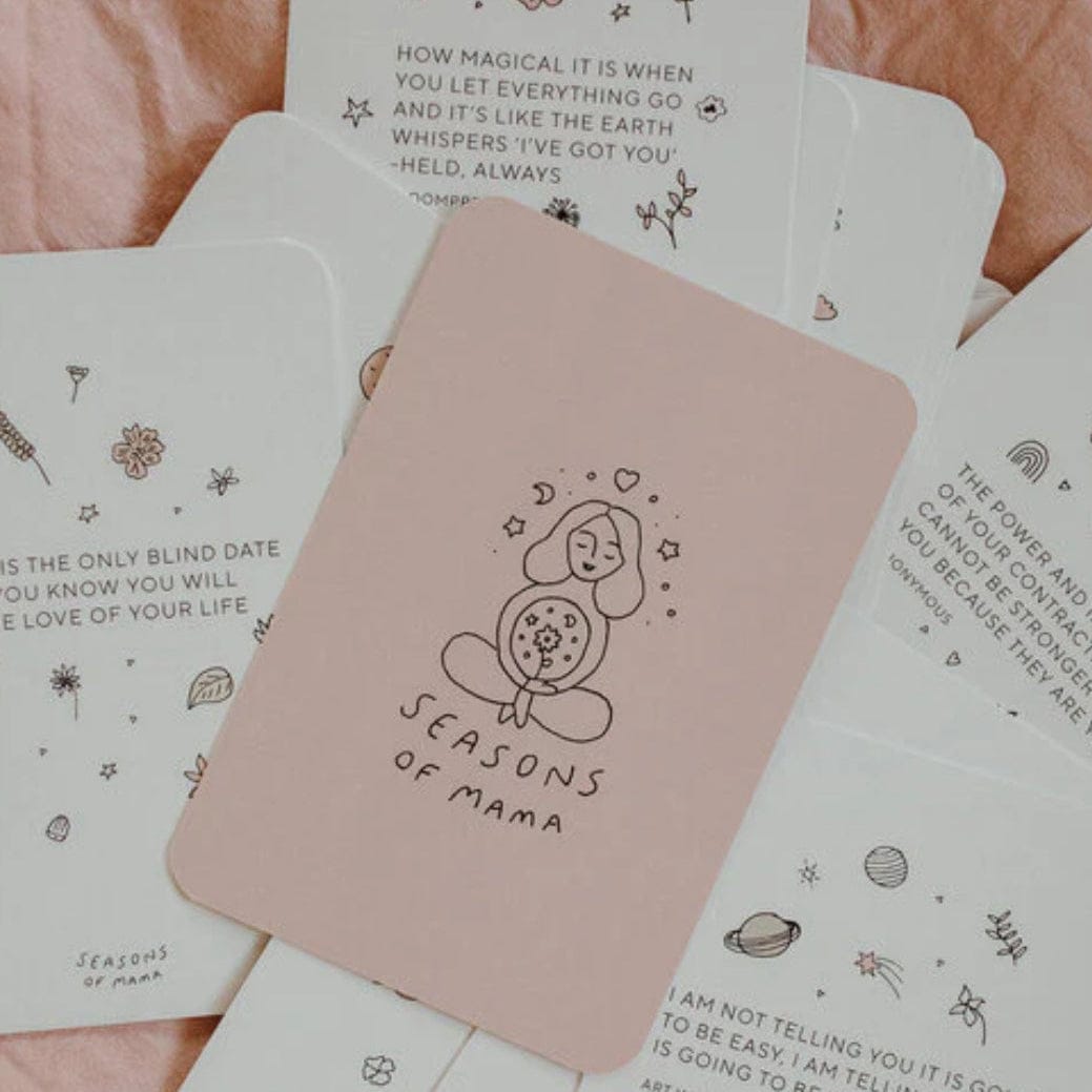 Seasons of Mama Affirmations for Pregnancy & Birth – 31 Card Set by Seasons of Mama