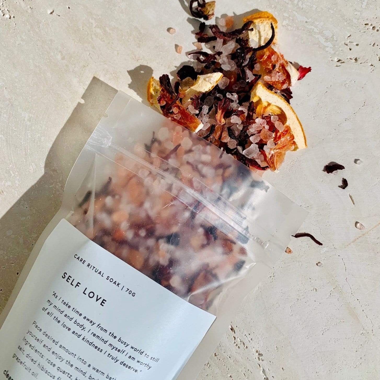 self love ritual soak by Cleanse & co