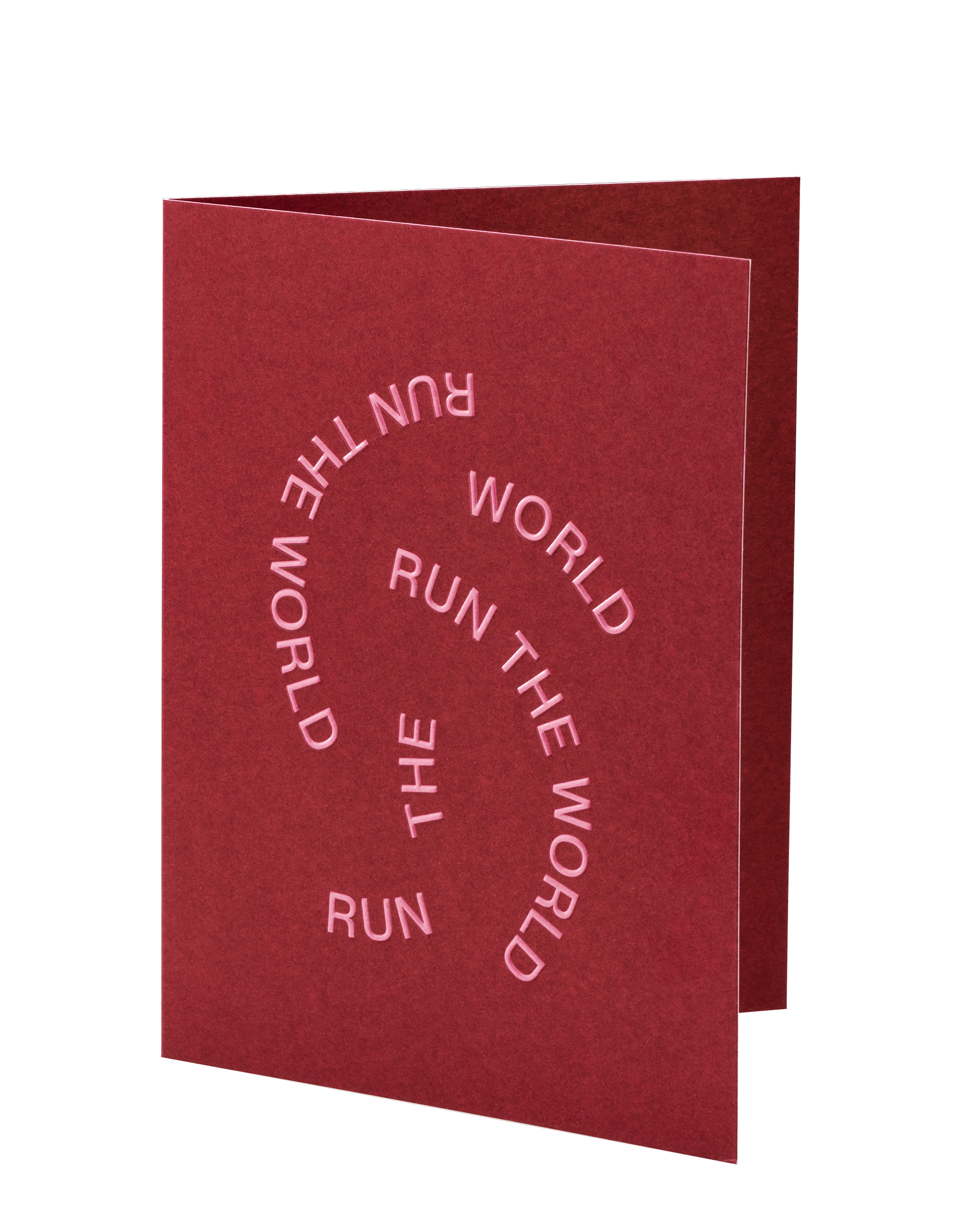 Short Talk Greeting Cards Run the world by Short Talk