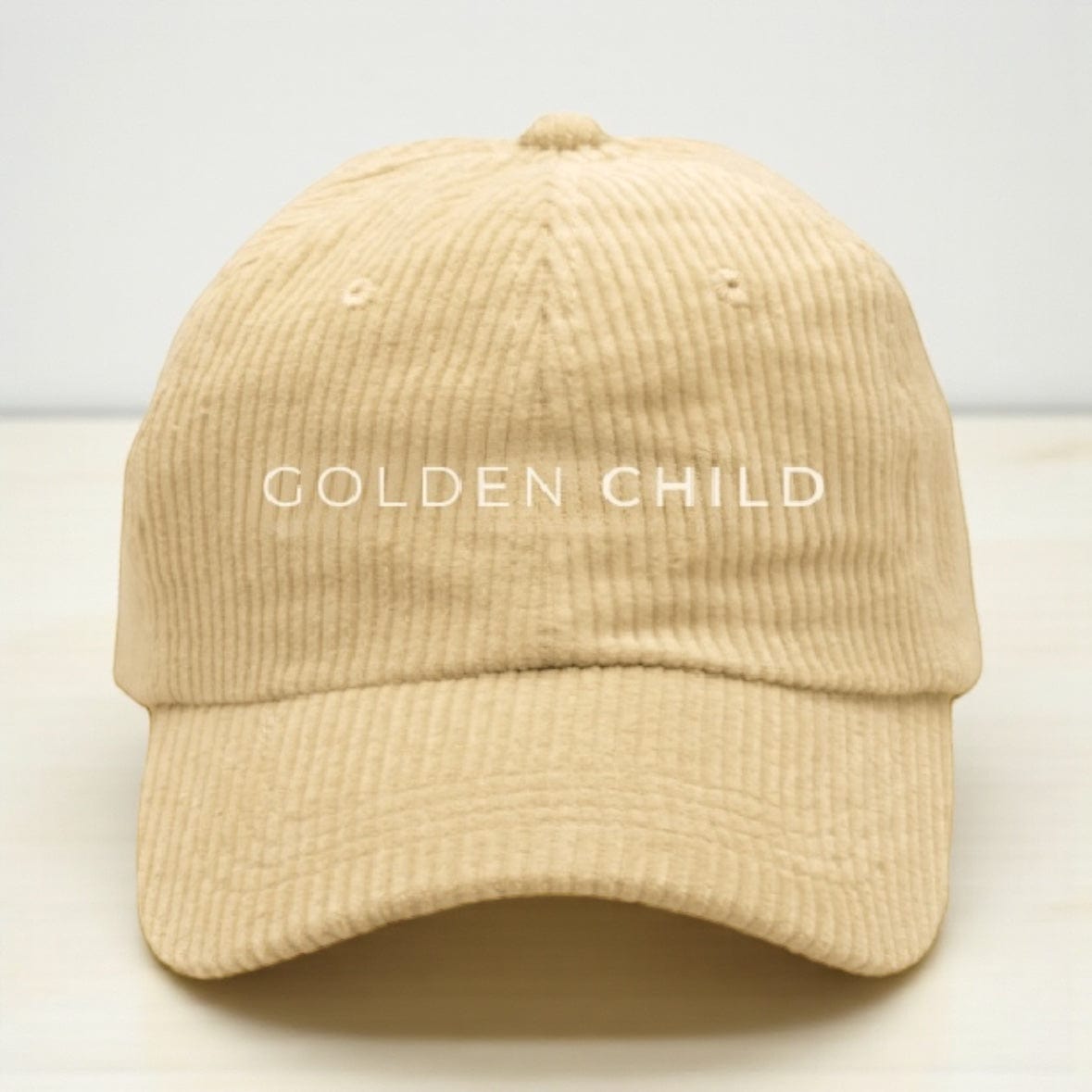 Signature Children's Corduroy Cap - Tan by Golden Child