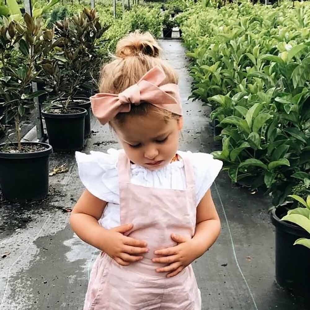 Snuggle Hunny Pre-Tied Linen Bow - Baby & Toddler Assorted Colours by Snuggle Hunny